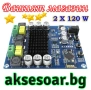 Двуканален стерео цифров аудио усилвател клас D TPA3116D2 с 2*120W мощност на усилване с Bluetooth 4, снимка 1