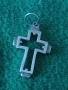 Старо сребърно кръстче 18407, снимка 2