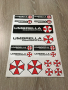 Umbrella Corporation 16бр. стикери различни размери Stickers , снимка 3