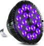 UV 36W крушка LED черна светлина E27 PAR38, снимка 1