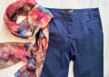 Love Moschino оригинален елегантен панталон и цветен шал, снимка 9