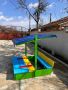 Детски  пясъчник - с пейки и капак + СЕННИК!!, снимка 1 - Други - 45455969