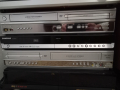 2броя Philips.VHS hifi-stereo,dvd video/ cd player