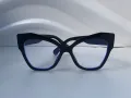 Модерни прозрачни дамски очила за компютър, снимка 4