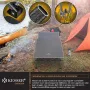 KESSER® Сгъваемо къмпинг легло 210см, къмпинг шезлонг, включително чанта за носене, къмпинг светлина, снимка 4