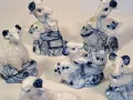 колекция порцеланови фигурки на овни касичка 25/3, снимка 2