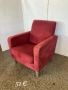 Елегантно кресло в цвят бордо, снимка 2