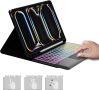 ROOFEI за iPad Pro 13-inch (M4)2024 Калъф с клавиатура,3 зони, 7 цвята, снимка 7