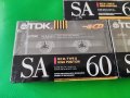 Нови хромни касетки TDK SA 60 1990 г, снимка 2