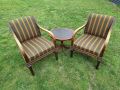 винтидж кресла с дърворезба к - т 2 броя, снимка 1 - Дивани и мека мебел - 45386671