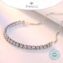 Ново! Дамска гривна сребро 925 Fresca Moissanite Exclusive. , снимка 3