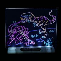Магическа, светеща 3D дъска за рисуване с цветни маркери, снимка 1 - Други - 45526197