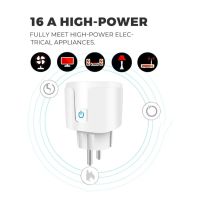 Смарт контакт Smart Plug WiFi EU 16A Работи с Alexa, Google Home, Alice ..., снимка 1 - Други стоки за дома - 44272940