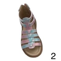 Многоцветни детски сандали за момиче - За цветна разходка през лятото!, снимка 2 - Детски сандали и чехли - 45239811