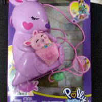 Игрален комплект Mattel Polly Pocket Mama and Joey Kangaroo Purse, снимка 8 - Образователни игри - 45436012