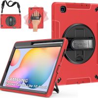 Калъф GROLEOA за Samsung Galaxy Tab S6 Lite 10.4(SM-P610/P615/P613/P619)-червен, снимка 1 - Таблети - 45482039