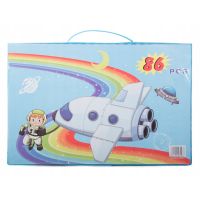 Детски комплект за рисуване в куфар 86 части!, снимка 5 - Рисуване и оцветяване - 45571722