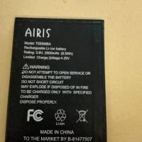Батерия за телефон AIRIS T55SMBA 2500 mAh/3,8 V, снимка 1 - Оригинални батерии - 45281041