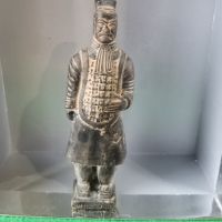 Теракотен Войн китайска фигура , снимка 1 - Антикварни и старинни предмети - 45811181