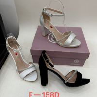 Модерна елегантност: Стилни дамски сандали за безупречен външен вид Бяло и черно 36-41, снимка 1 - Дамски елегантни обувки - 45495446