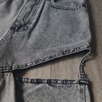 НОВИ жестоки дамски сиви дънки - къси панталонки на намаление , снимка 4 - Дънки - 45995032