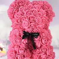 Мече от рози, снимка 1 - Подаръци за жени - 45073652