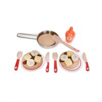 Детски дървен готварски комплект - палачинки (004), снимка 1 - Игри и пъзели - 45523689