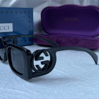 Gucci 2024 дамски слънчеви очила правоъгълни GG1325, снимка 11 - Слънчеви и диоптрични очила - 45439785