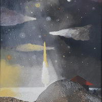 Владимир Пенев Coast 2008 г. уникална картина с маслени бои, снимка 3 - Картини - 44950524