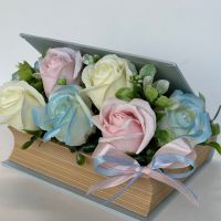 Букет от сапунени рози , снимка 15 - Декорация за дома - 40275710