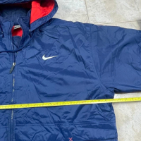 Мъжко зимно яке Nike с качулка размер XL, снимка 4 - Якета - 45061711