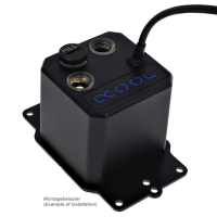 Alphacool Eisbaer (Solo) Black Water Cooling CPU - Water Block, снимка 6 - Други - 44959556