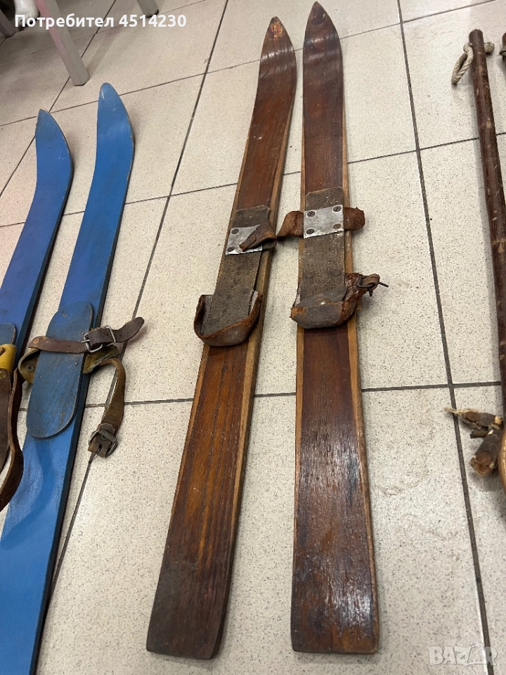 дървени ски, снимка 1