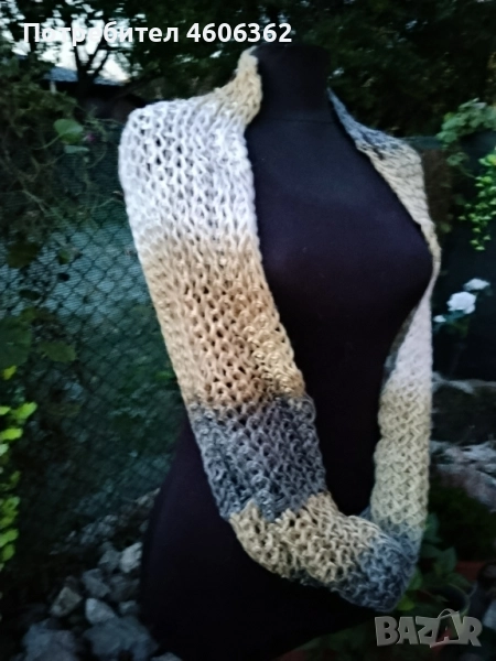 ръчно изплетени шалове, снимка 1