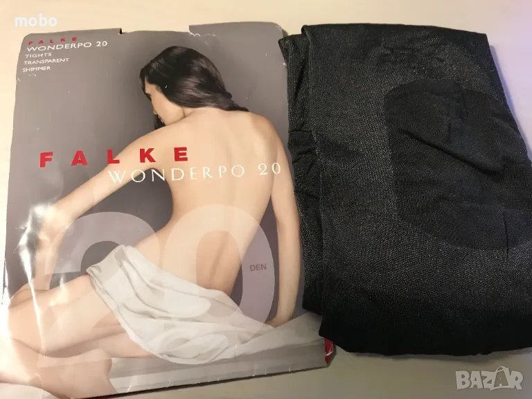 Чорапогащници FALKE -Германия,нов,плътност 20den,размер L,цвят антрацит, снимка 1