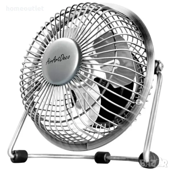 Мини вентилатор AIR ART DECO 6 INCH USB METAL DESK FAN AADQ-401, снимка 1