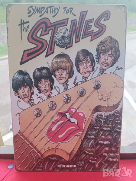 The Rolling Stones-метална табела(плакет), снимка 1