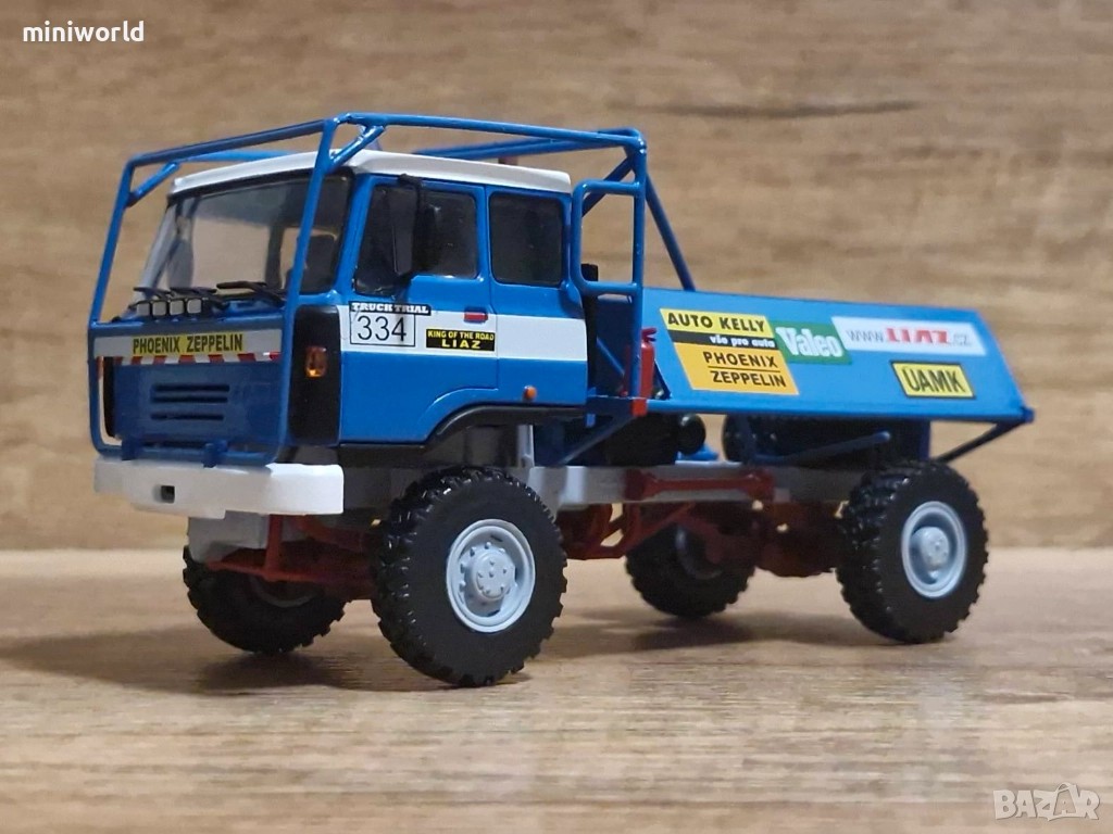 Skoda LIAZ 111.80 Truck Trial Rally - мащаб 1:43 ма DeAgostini моделът е нов в блистер, снимка 1