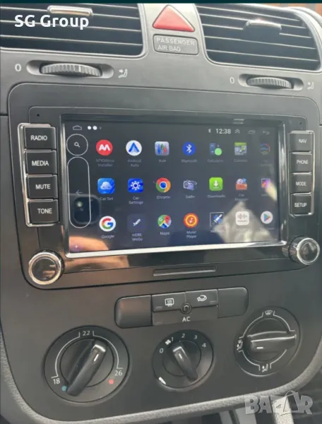 Мултимедия 7" 2-DIN с Android 12 за Volkswagen,SEAT,Skoda,Android auto, снимка 1