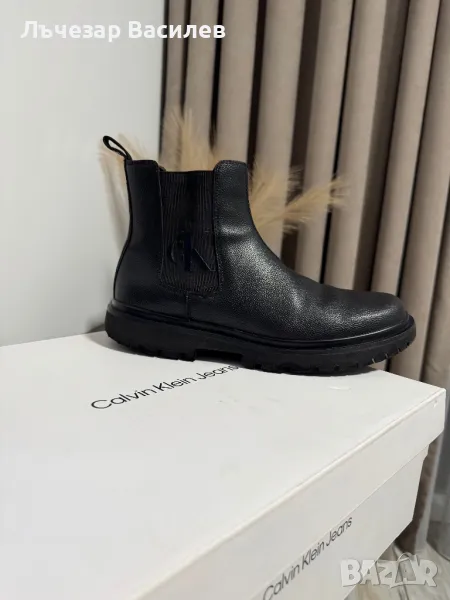 Мъжки боти тип Челси Calvin Klein, снимка 1