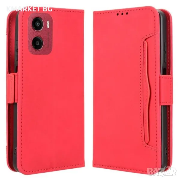 Motorola Moto G05 4G / E15 4G Multiple Card Slots /Magnetic Wallet Калъф и Протектор, снимка 1