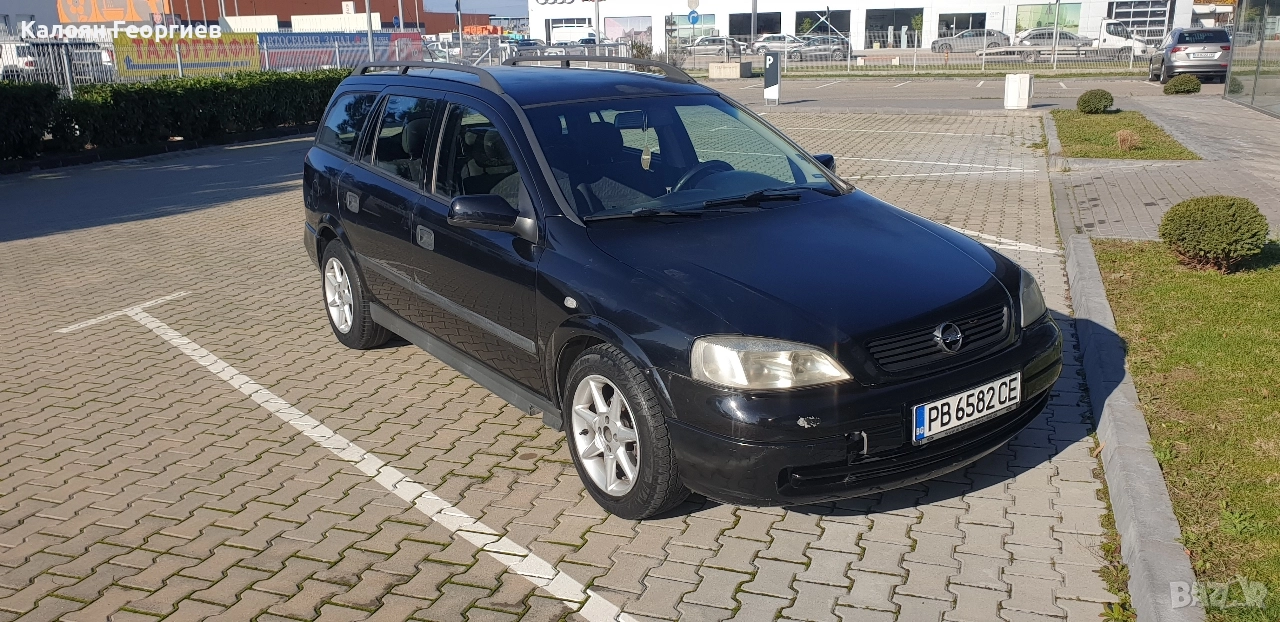 Опел Астра, ГАЗ, климатик, 2002г., снимка 1