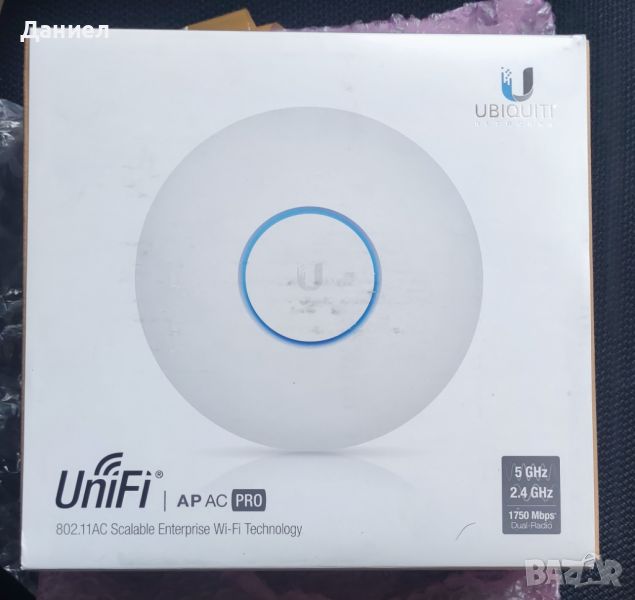 Ubiquiti UniFi UAP-AC-PRO 1300Mbit/s access point с кутия, снимка 1