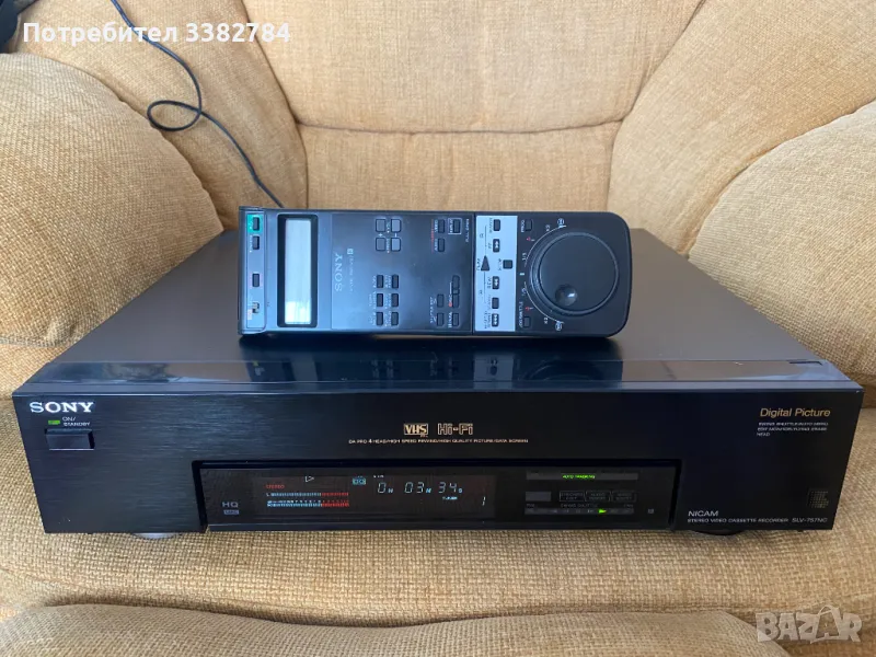 Видео SONY SLV-757NC Hi-Fi stereo VHS, снимка 1