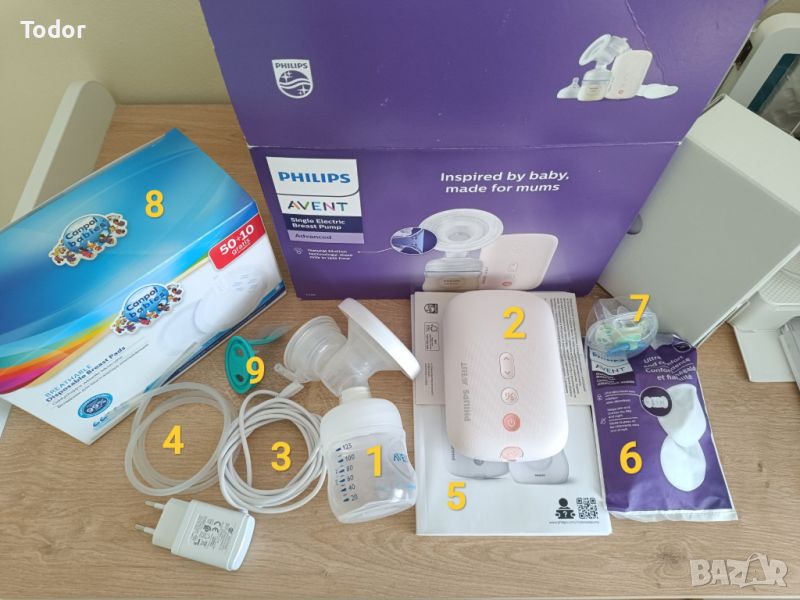 Помпа за кърма Philips AVENT Natural Motion + ПОДАРЪЦИ, снимка 1