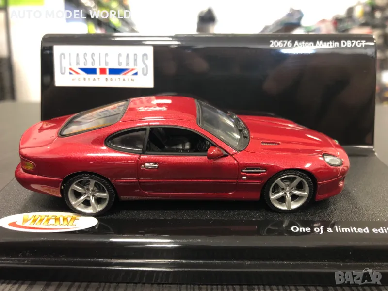 Оригинален Колекционерски модел количкa ASTON MARTIN DB7 GT 1:43, снимка 1