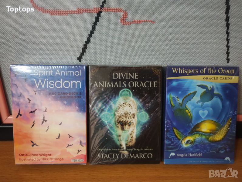 Оракул карти с животни: Divine Animals Oracle & Spirit Animal Wisdom & Whispers of the Ocean, снимка 1