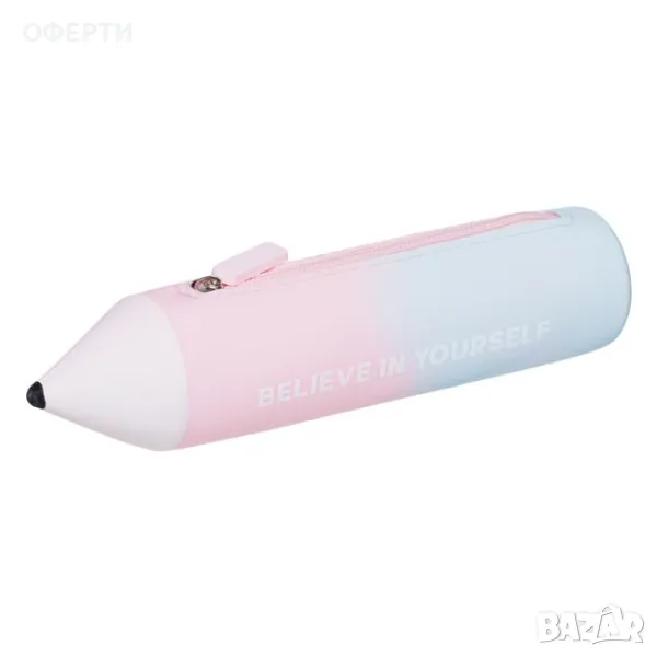 Силиконов несесер Pink Blue Believe Pencil 22x5см арт No204583, снимка 1