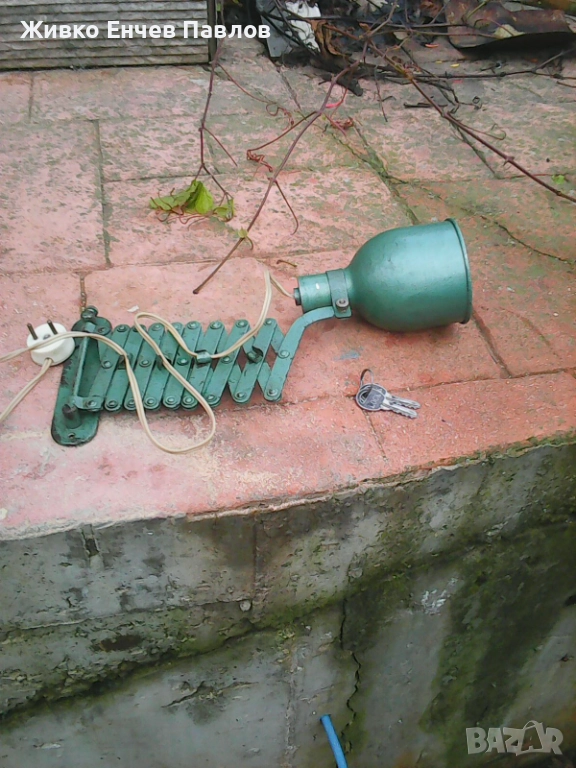 Стара разтегателна лампа, снимка 1