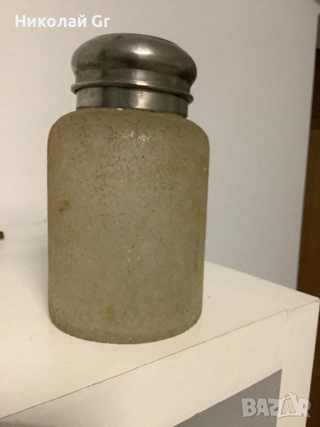 Кутия за чай произведено във Франция изработено. Чрез кракел техника 1920 години, снимка 1